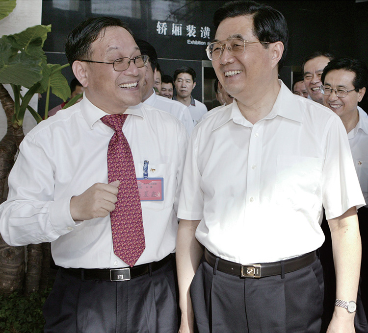 On July 28, 2007, Hu Jintao came to guide.